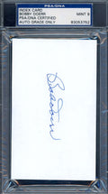 Bobby Doerr Mint 9 PSA DNA Signed 3x5 Index Card Autograph