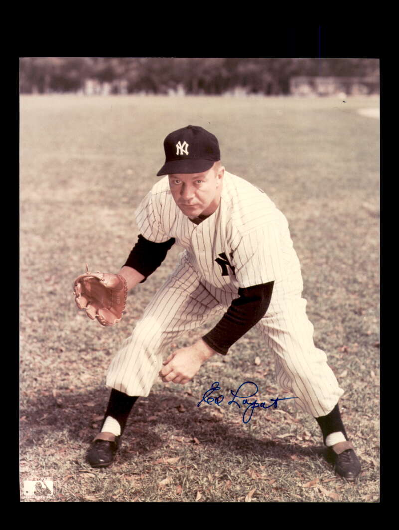 Ed Lopat Signed 8x10 Photo Autograph Yankees