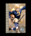 Tony Canadeo NFL Coa Signed 1998 HOF Signature Series /2500 Autograph