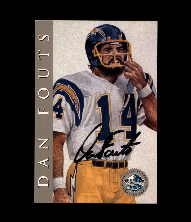 Dan Fouts NFL Coa Signed 1998 HOF Signature Series /2500 Autograph