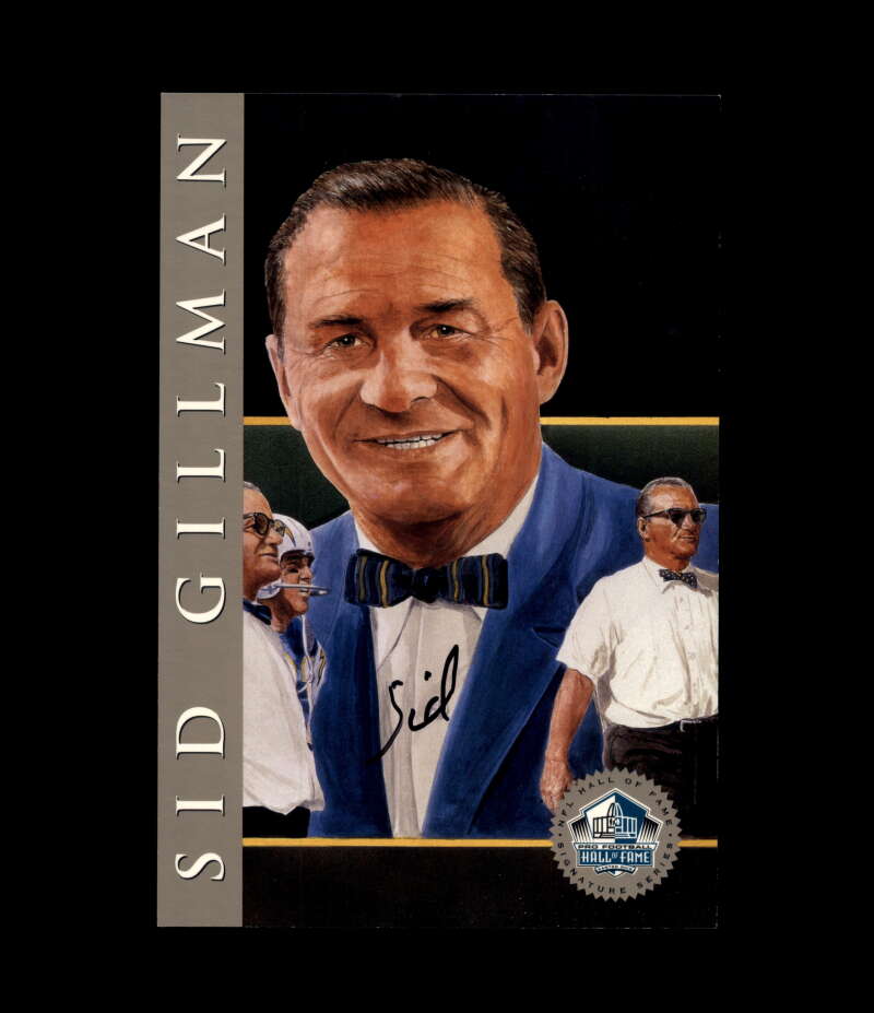 Sid Gillman NFL Coa Signed 1998 HOF Signature Series /2500 Autograph