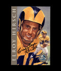 Elroy Crazylegs Hirsch NFL Coa Signed 1998 HOF Signature Series /2500 Autograph
