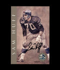 Sam Huff NFL Coa Signed 1998 HOF Signature Series /2500 Autograph