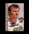 Don Maynard NFL Coa Signed 1998 HOF Signature Series /2500 Autograph