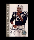 Lenny Moore NFL Coa Signed 1998 HOF Signature Series /2500 Autograph