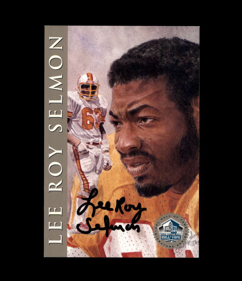 Lee Roy Selmon NFL Coa Signed 1998 HOF Signature Series /2500 Autograph