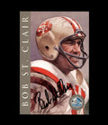 Bob St. Clair NFL Coa Signed 1998 HOF Signature Series /2500 Autograph