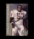 Dwight Stephenson NFL Coa Signed 1998 HOF Signature Series /2500 Autograph