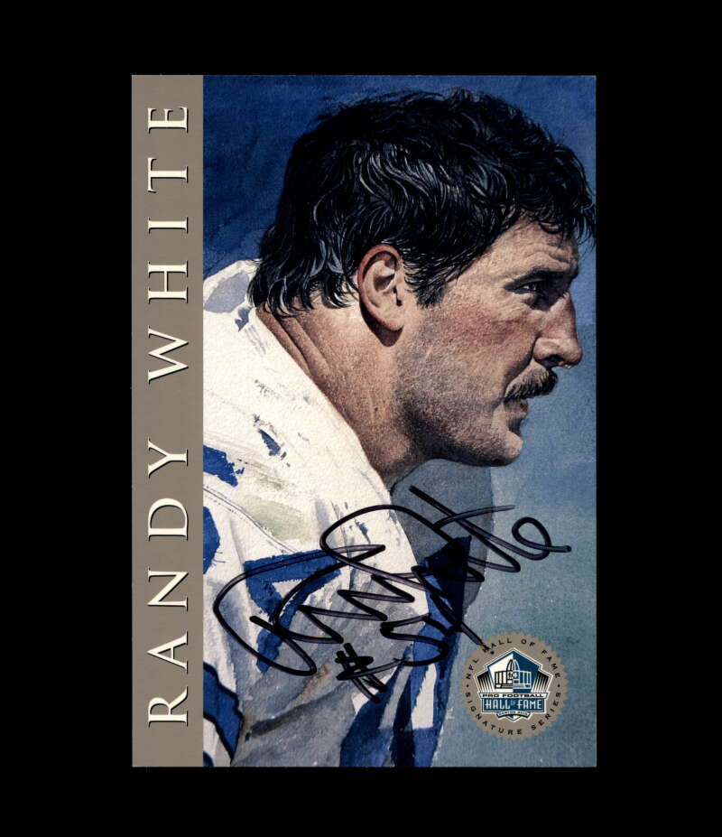 Randy White NFL Coa Signed 1998 HOF Signature Series /2500 Autograph