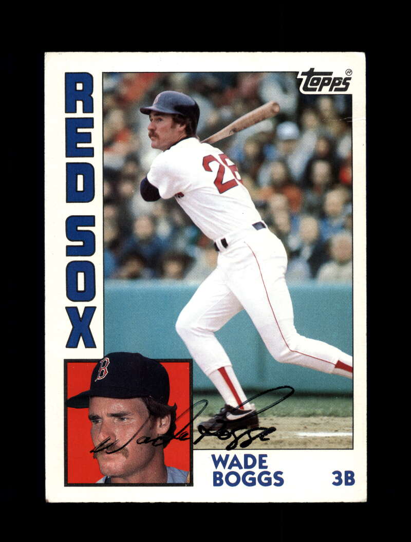 Wade Boggs PSA DNA Signed 1984 Topps Super Autograph