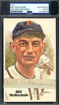 Bill McKechnie PSA DNA Signed Perez Steele Postcard Cut Autograph