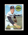 Larry Dierker Signed Authentic 1969 Topps Houston Astros Autograph