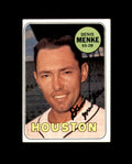 Denis Menke Signed Authentic 1969 Topps Houston Astros Autograph