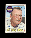 Hank Bauer Signed Authentic 1969 Topps Oakland Athletics Autograph