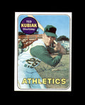 Ted Kubiak Signed Authentic 1969 Topps Oakland Athletics Autograph