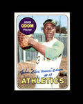 John Odom Signed Authentic 1969 Topps Oakland Athletics Autograph