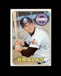 Bob Aspromonte Signed Authentic 1969 Topps Atlanta Braves Autograph