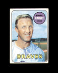 Wayne Causey Signed Authentic 1969 Topps Atlanta Braves Autograph