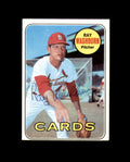 Ray Washburn Signed Authentic 1969 Topps St. Louis Cardinals Autograph