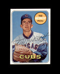 Ted Abernathy Signed Authentic 1969 Topps Chicago Cubs Autograph
