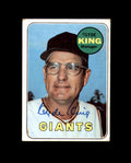 Clyde King Signed Authentic 1969 Topps San Francisco Giants Autograph
