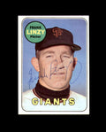 Frank Linzy Signed Authentic 1969 Topps San Francisco Giants Autograph