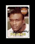 Tony Gonzalez Signed Authentic 1969 Topps San Diego Padres Autograph