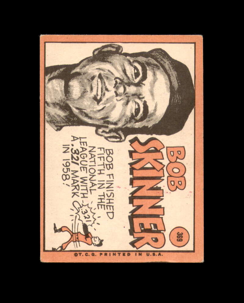 Bob Skinner Signed Authentic 1969 Topps Philadelphia Phillies Autograph