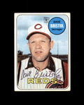 Dave Bristol Signed Authentic 1969 Topps Cincinnati Reds Autograph