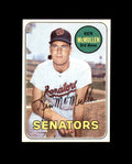 Ken McMullen Signed Authentic 1969 Topps Washington Senators Autograph