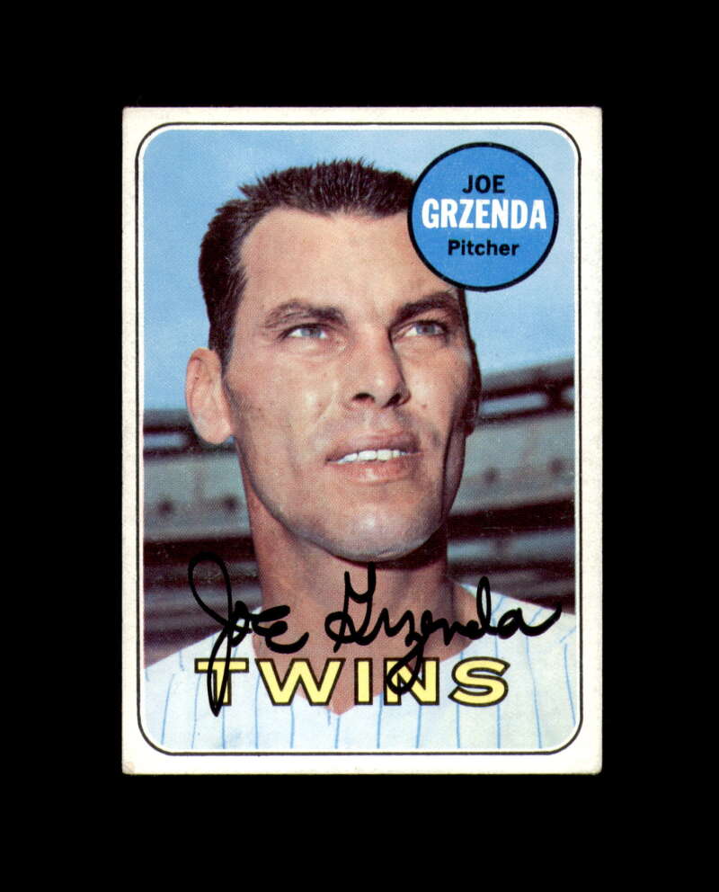 Joe Grzenda Signed Authentic 1969 Topps Minnesota Twins Autograph
