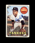 Roy White Signed Authentic 1969 Topps New York Yankees Autograph