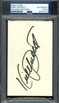 Kirby Puckett PSA DNA Signed 3x5 Index Card Autograph