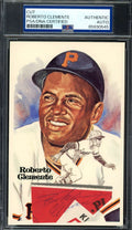 Roberto Clemente PSA DNA Signed Perez Steele Postcard Cut Autograph