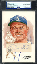 Jimmie Foxx PSA DNA Signed Perez Steele Postcard Cut Autograph