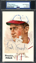 Frankie Frisch PSA DNA Signed Perez Steele Postcard Cut Autograph