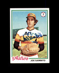 Joe Sambito Signed 1978 Topps Houston Astros Autograph