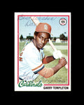 Garry Templeton Signed 1978 Topps St. Louis Cardinals Autograph