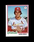 John Urrea Signed 1978 Topps St. Louis Cardinals Autograph