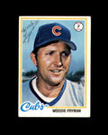 Woodie Fryman Signed 1978 Topps Chicago Cubs Autographed
