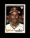 Terry Whitfield Signed 1978 Topps San Francisco Giants Autograph