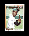 Ben Oglivie Signed 1978 Topps Detroit Tigers Autograph