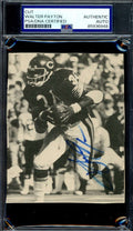 Walter Payton PSA DNA Autograph 4x5 Vintage Photo Signed