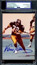 Franco Harris PSA DNA Autograph 4x5 Photo Steelers Signed