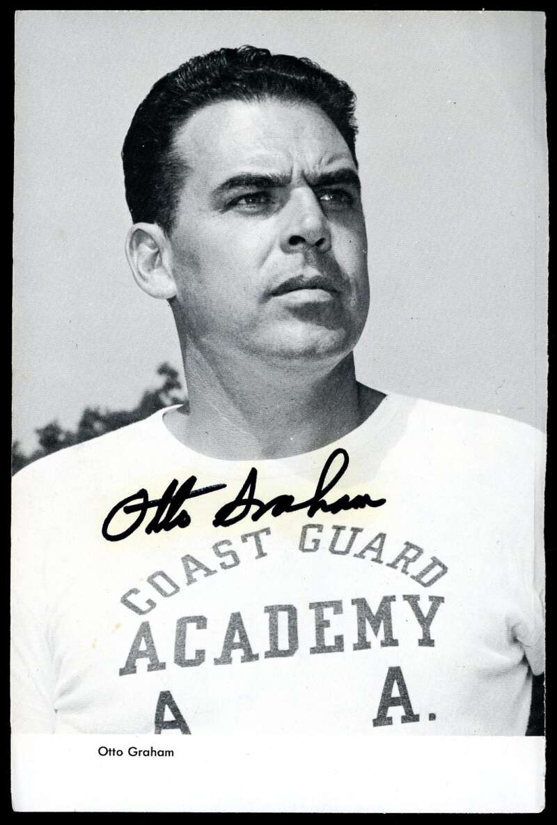 Otto Graham PSA DNA Autograph 5x8 Photo Signed
