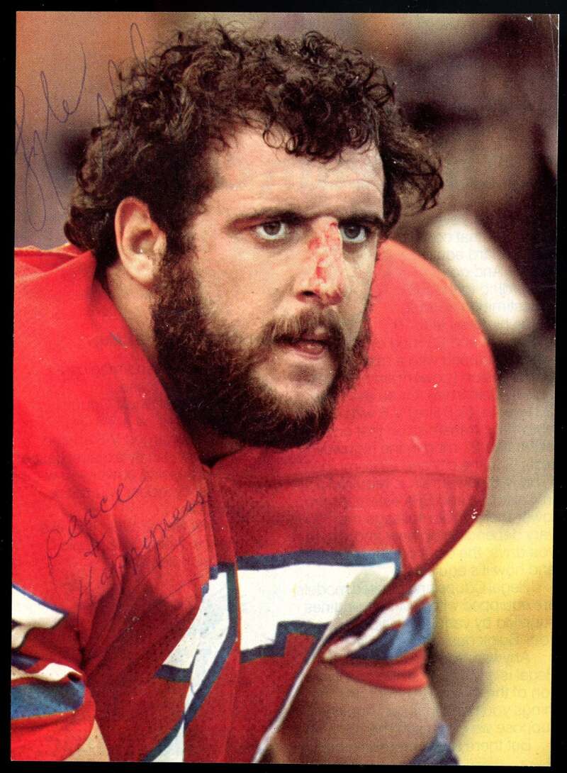 Lyle Alzado PSA DNA Autograph 5x7 Photo Signed