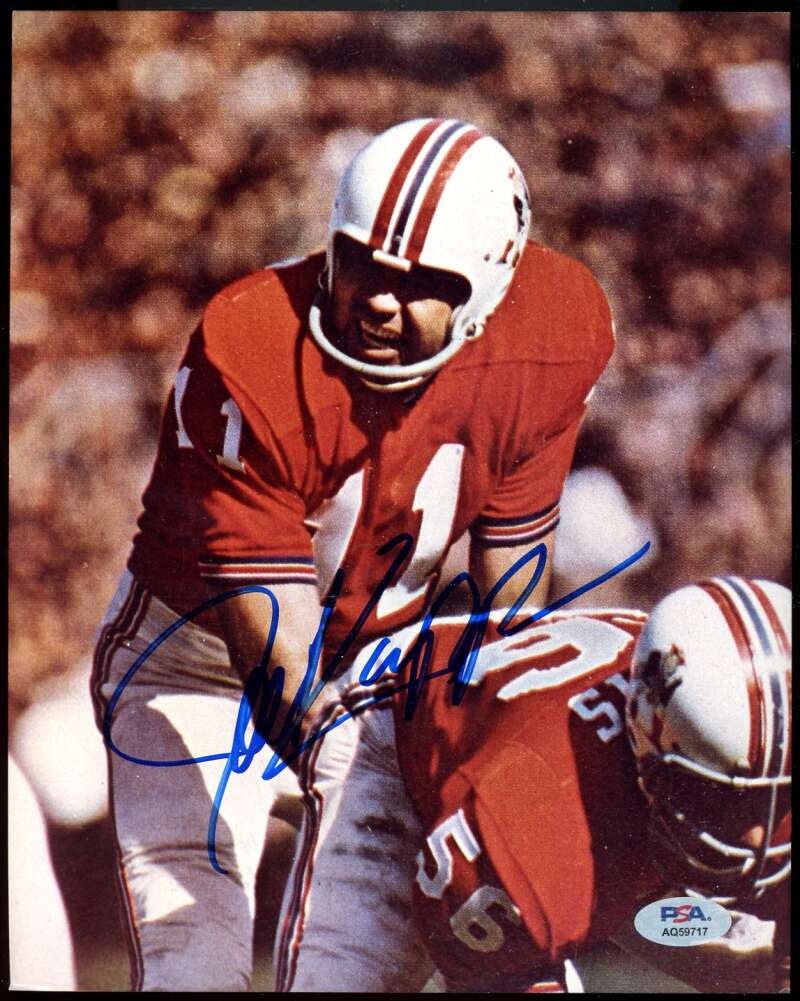 Joe Kapp PSA DNA Autograph 8x10 Photo Patriots Signed