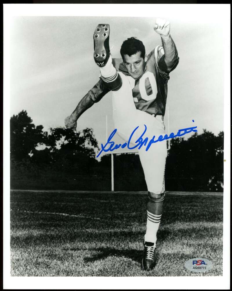 Gino Cappelletti PSA DNA Signed 8x10 Photo Autograph
