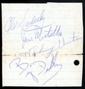 Unitas Lipscomb Sandusky Mutscheller JSA Loa Autograph Rare Colts Album Page Signed By 4