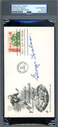George Halas PSA DNA Autograph 1969 First Day Cover Cache FDC Signed